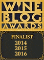 Wine Blog Awards - Finalist 2014, 2015, 2016