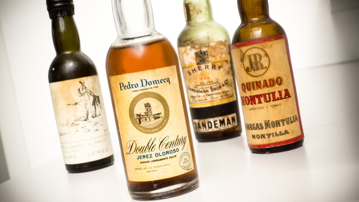 フランス　vintage sherry bottle Old sherry miniatures (part 2) | SherryNotes