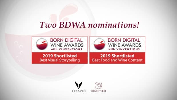 News: Born Digital Wine Awards 2019: two nominations