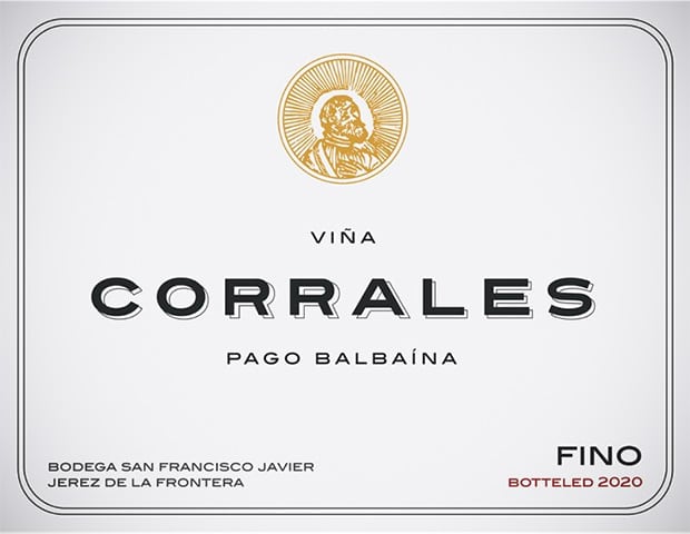 Fino sherry Viña Corrales (label)