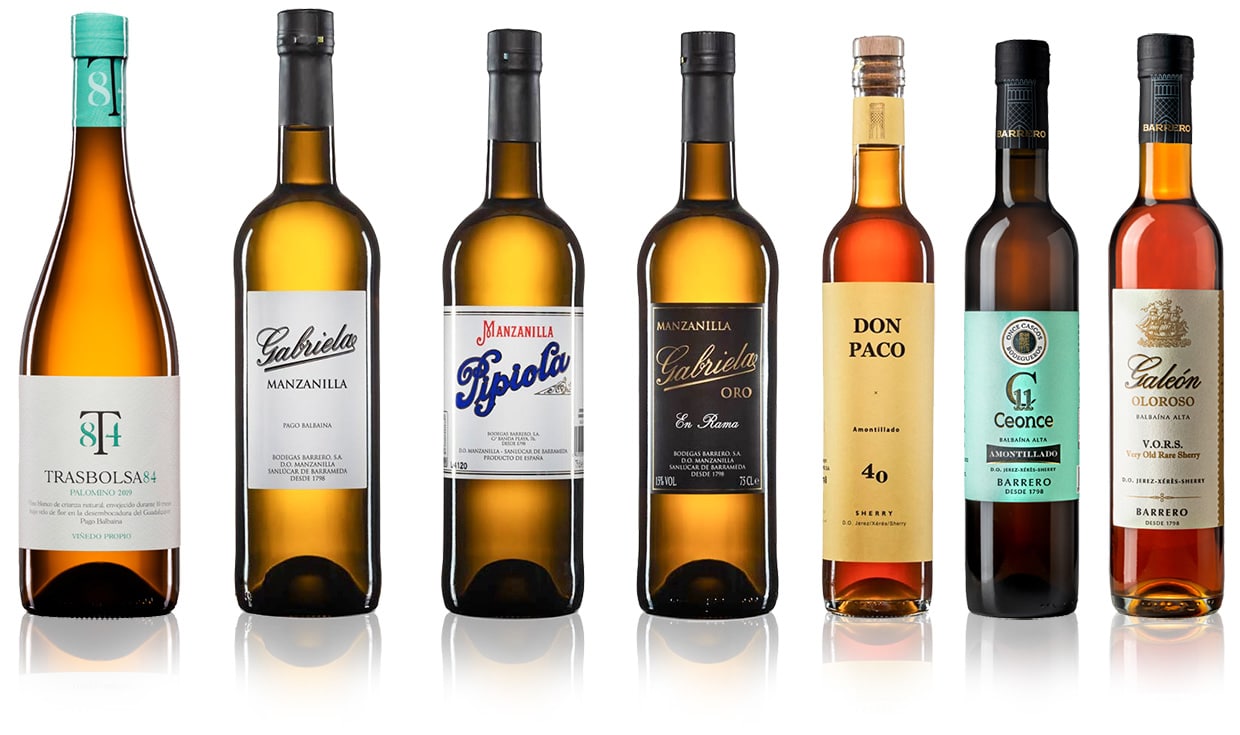 Bodegas Barrero wines: Manzanilla and Sherry